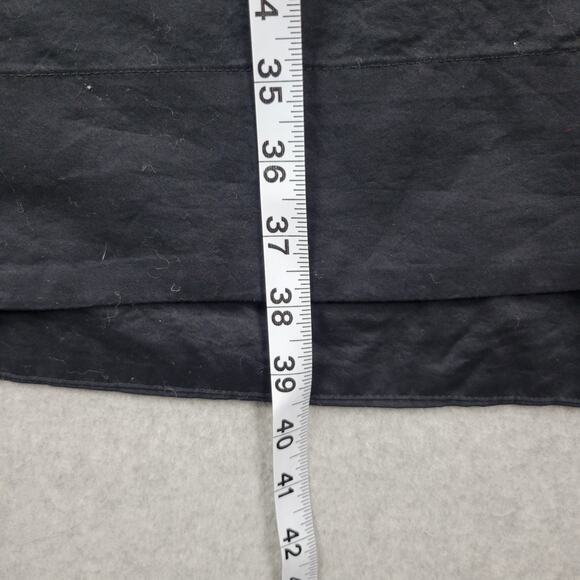 Old Navy 100% Cotton Black LS Knee Length Shirt Dress Women's Plus 3X - Picture 8 of 12